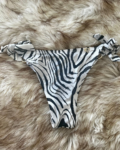 Royal Zebra Brazilian Bikini Bottom